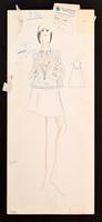 Karl Lagerfeld Fashion Drawing - Sold for $1,105 on 04-18-2019 (Lot 41).jpg